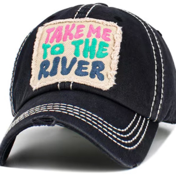 TAKE ME TO THE RIVER VINTAGE BALLCAP - Picture 2 of 3